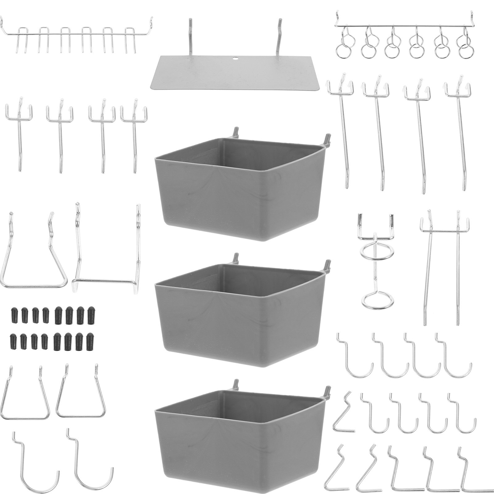 Tools In Metal Workshop - 140Pcs Metal Pegboard Hooks Kit Heavy