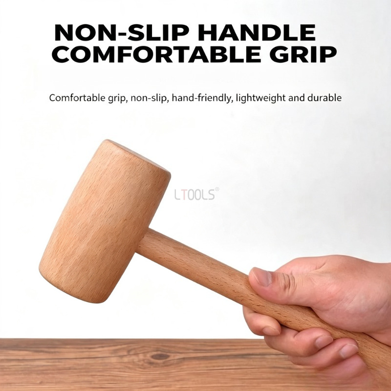 Mallet Wood Carving - Solid Wood Mallet Hand Mini Wooden