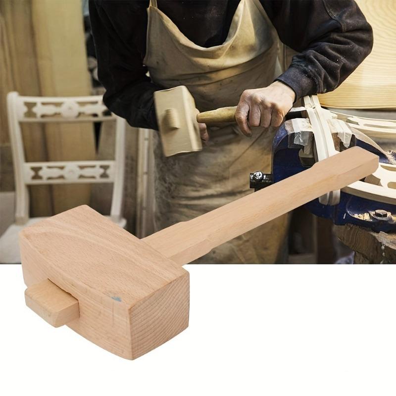 Mallet Wood Carving - 1Pc DIY Leather Beech Solid Woodworking