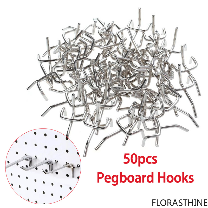 Workshop Tools Store - 50PCS Peg Board Hooks Pegboard Hooks