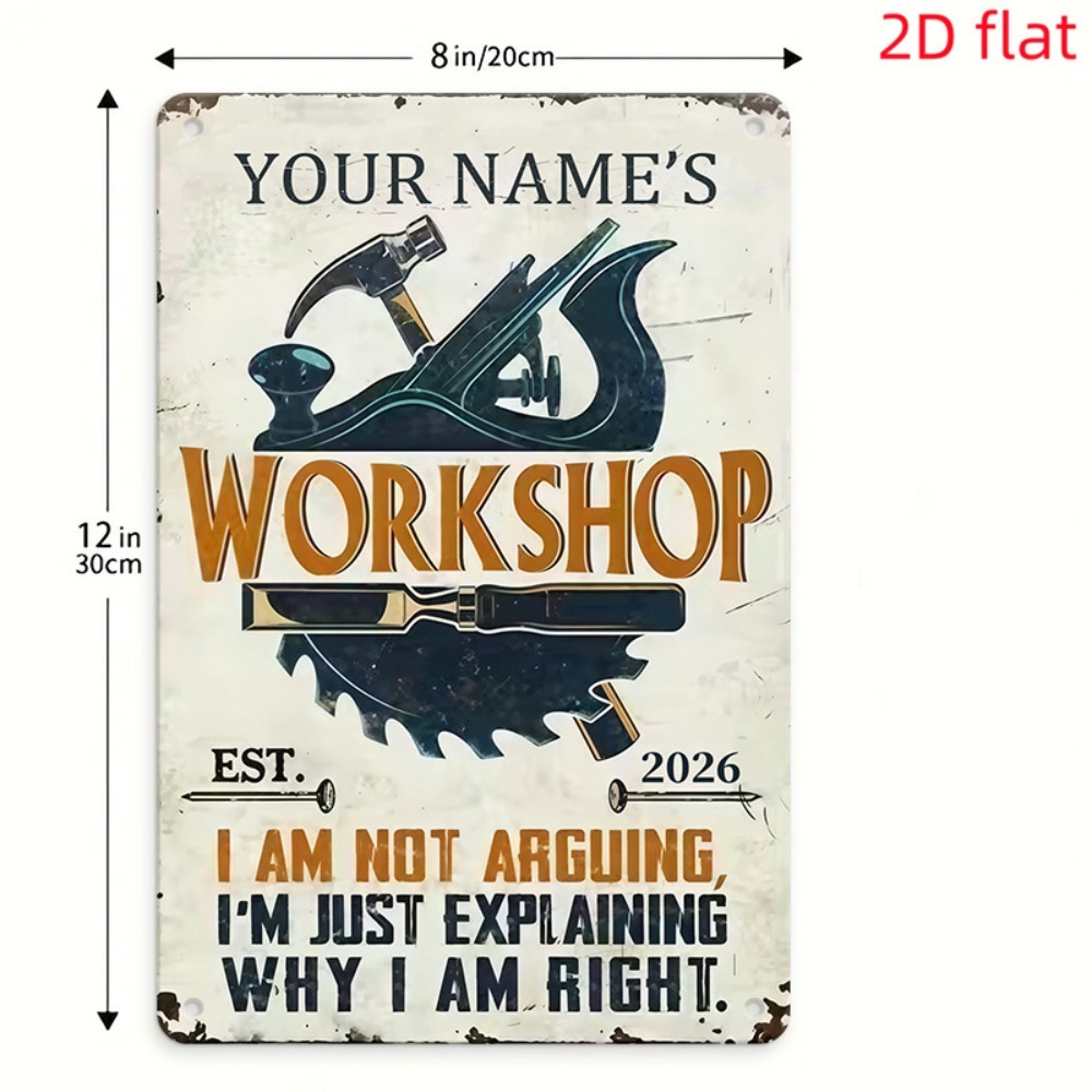 [2D Flat] 1pc Custom Name Work - Workshop Tools And Names 评论和价格