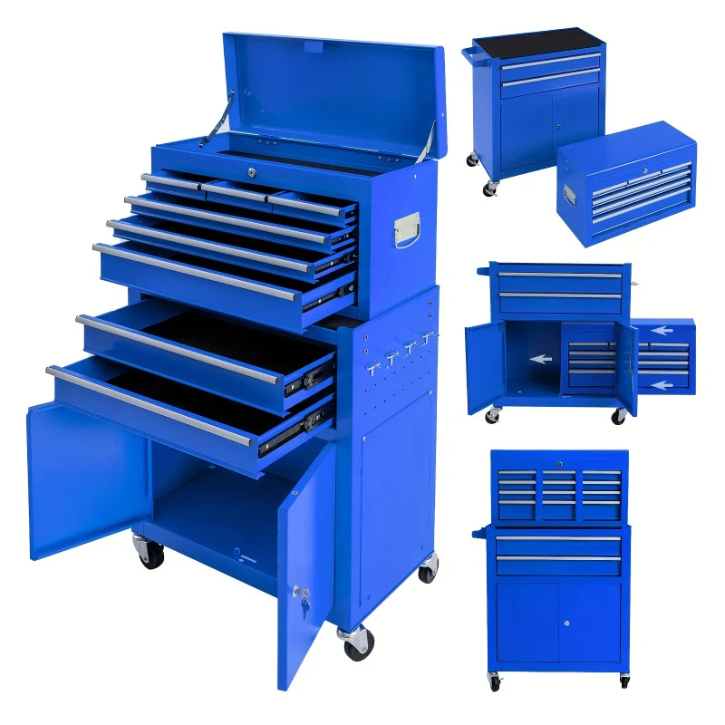 Heavy-Duty 8-Drawer Rolling To - Workshop Tools Organizer 评论和价格