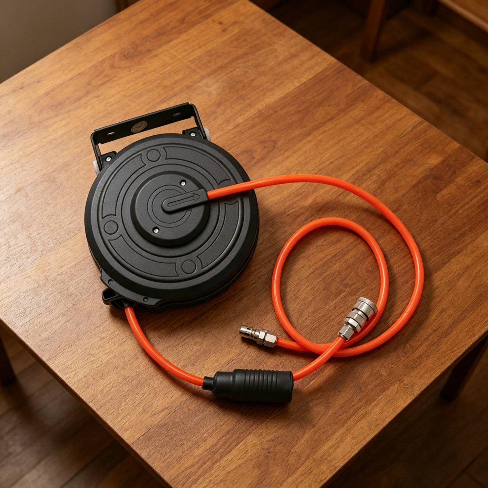 Retractable Pneumatic Air Hose - Tools For Garage 评论和价格
