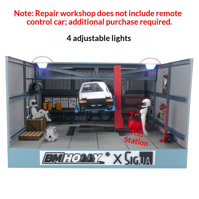 BM HOBBY 1/24 Scale RC Car Sim - Workshop Tools 3D Model 评论和价格