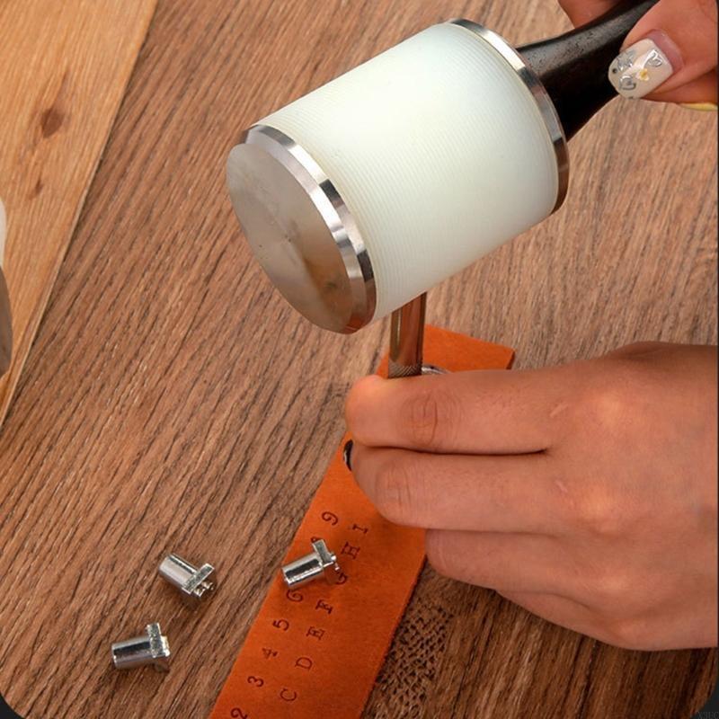DIY Leather Crafts Mallet Long - Mallet Wood Carving 评论和价格