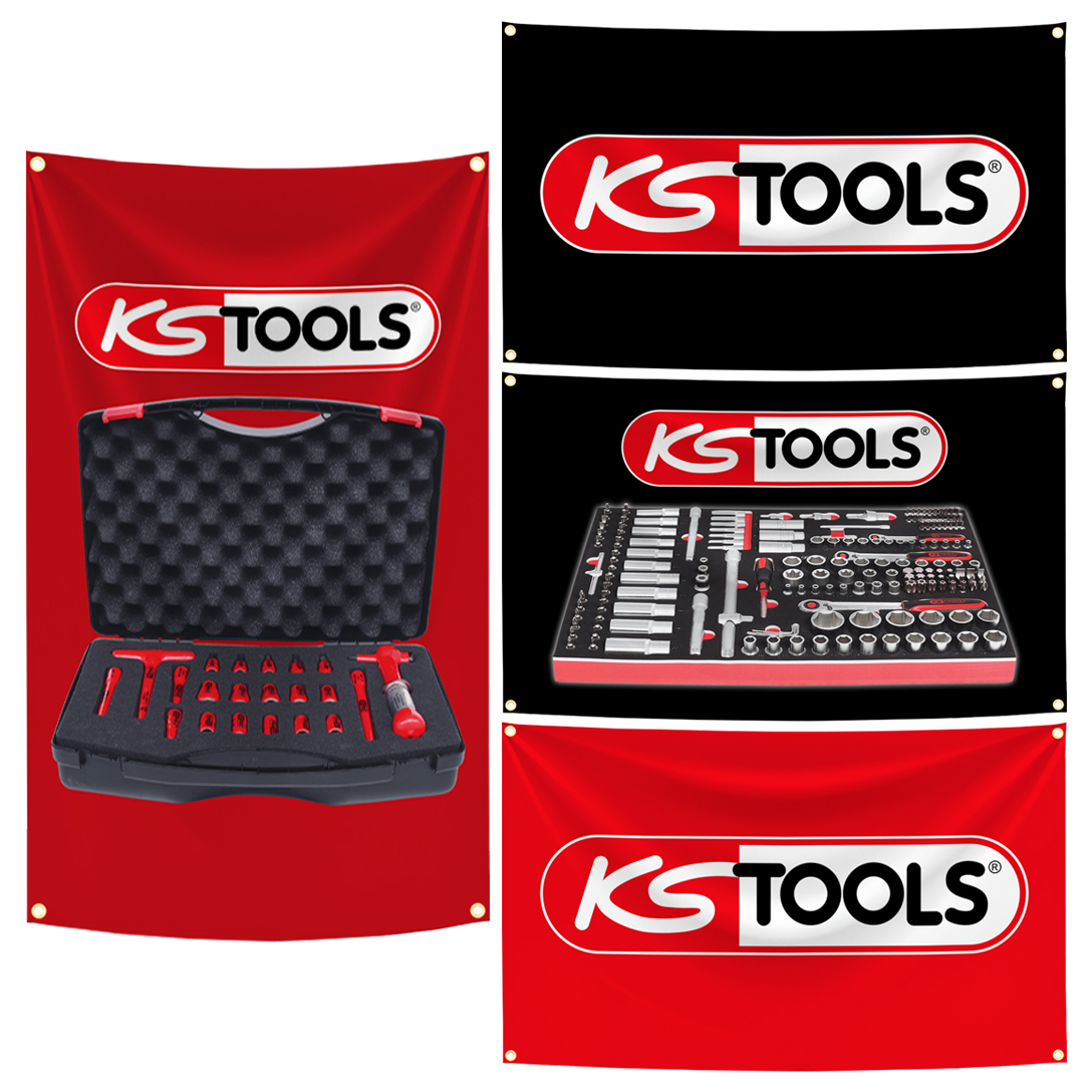 KS TOOLS Brand Flag Tapestry 3 - Ks Tools Workshop 评论和价格