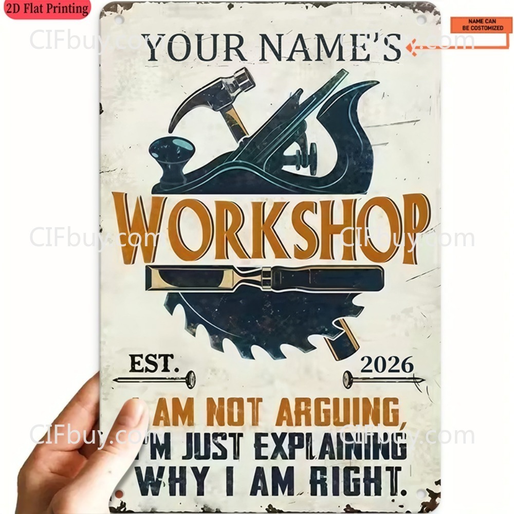 2D Flat Custom Name Workshop C - Workshop Tools And Names 评论和价格